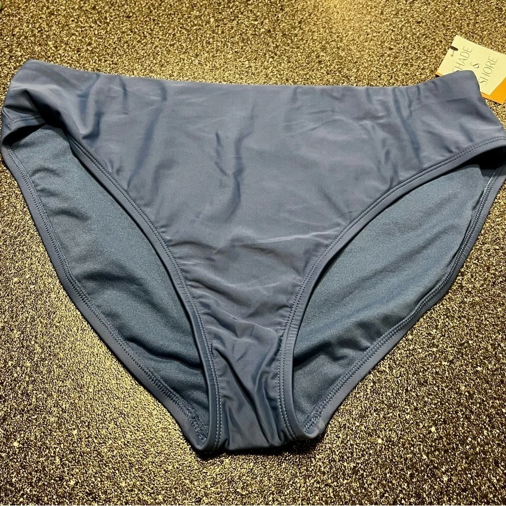 ❤️3/$15 Shade & Shore Women's Blue Bikini Bottom (XL)